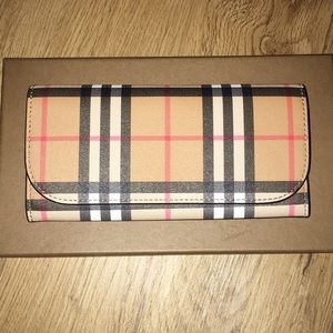 Burberry Check Heron Wallet
